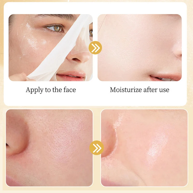 Интенсивная ампульная маска 15 шт. Гиалуроновая кислота Витамин С Увлажнение для