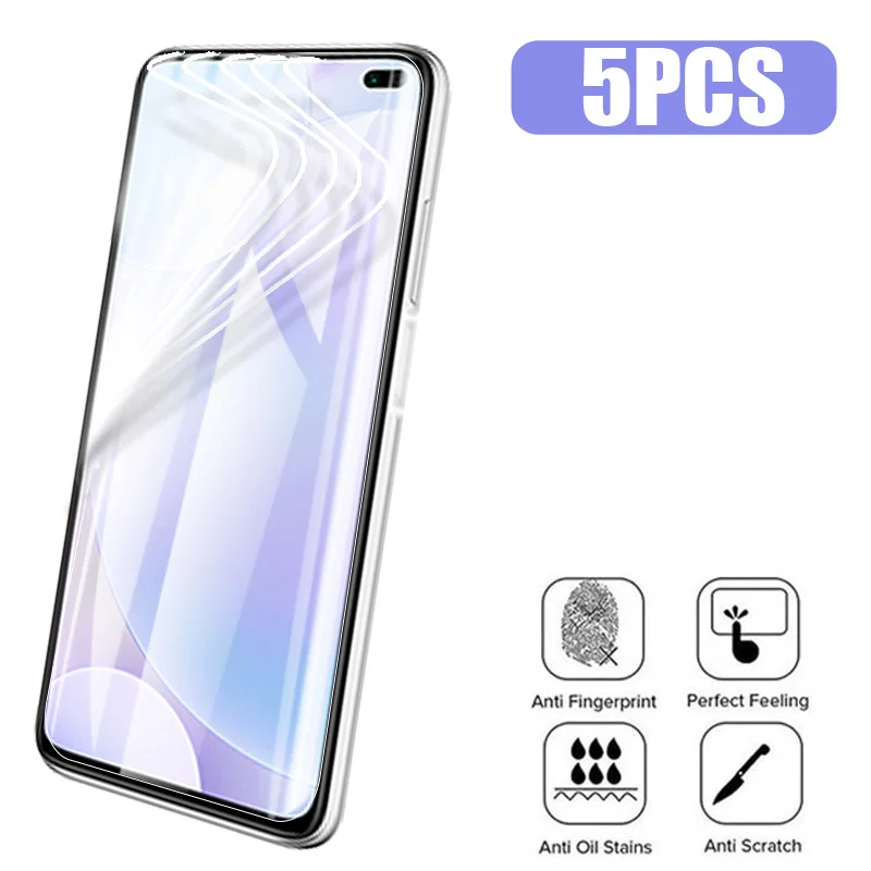 

5pcs Hydrogel Film for Redmi Note 10 Pro 11 12 Pro Plus 9S 10S 11S Screen Protectors for Redmi A1 Note 9 8 K60 10C 9C 9A Films
