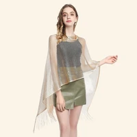 luxury new european and american fashion pure color lace hollow tassel shawl thin spring elegant elegant silk scarf