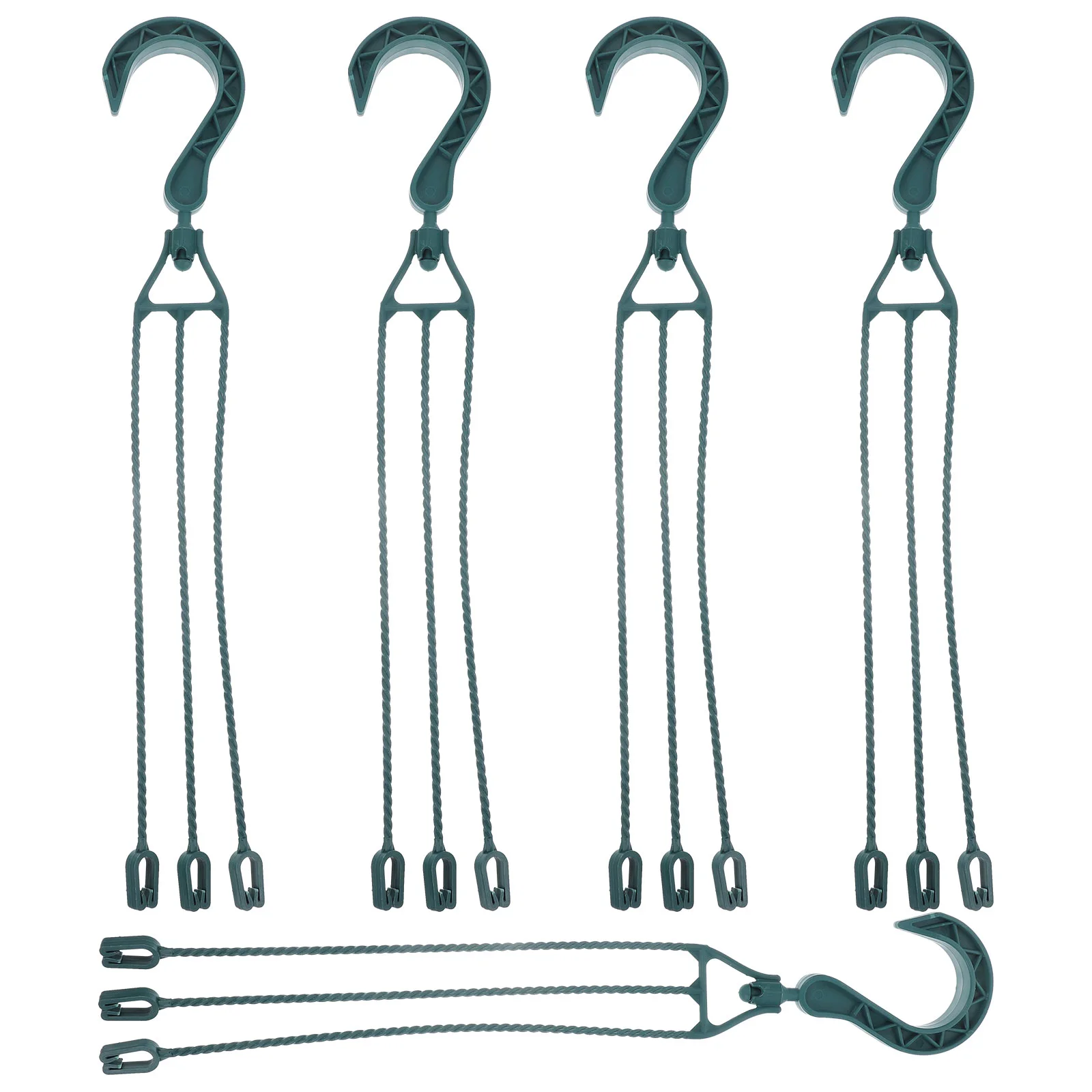 

Hanging Basin Hook Flowerpot Hooks 360 Rotatable For Planter Plastic Portable Pots Potted Hangers