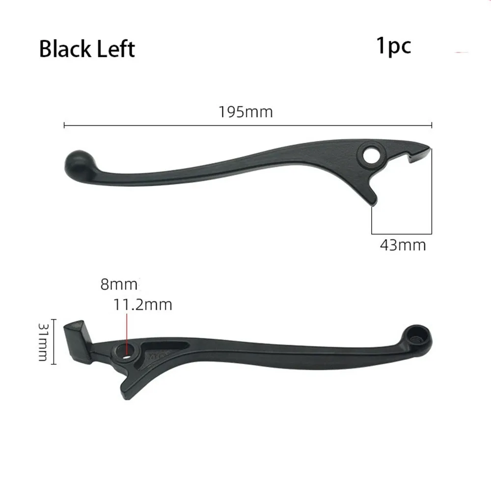 Черная и серебряная ручка, тормозной рычаг, левый и правый, 4-стиль, модифицированный тормозной рычаг, рычаг дискового тормоза, аксессуары для мотоциклов