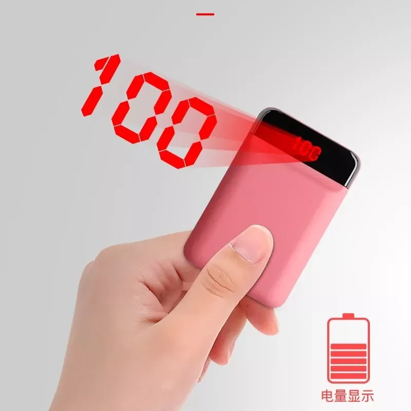 

30000mAh Mini Power Bank Two-way Fast Charging Powerbank Digital Display High Capacity External Battery For Iphone
