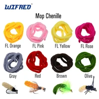 wifreo fly tying material uv mop chenille body yarn grubs line mop fly for perch trout steelhead fish lure bait fishing tackle