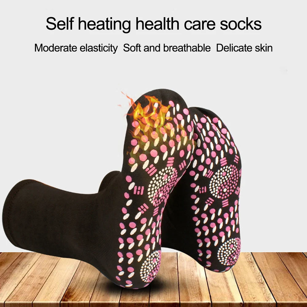 

1/2/4 PCS Self Heating Socks Men Women Foot Massage Slimming Health Socks Shiatsu Self-Heating Socks Men Women
