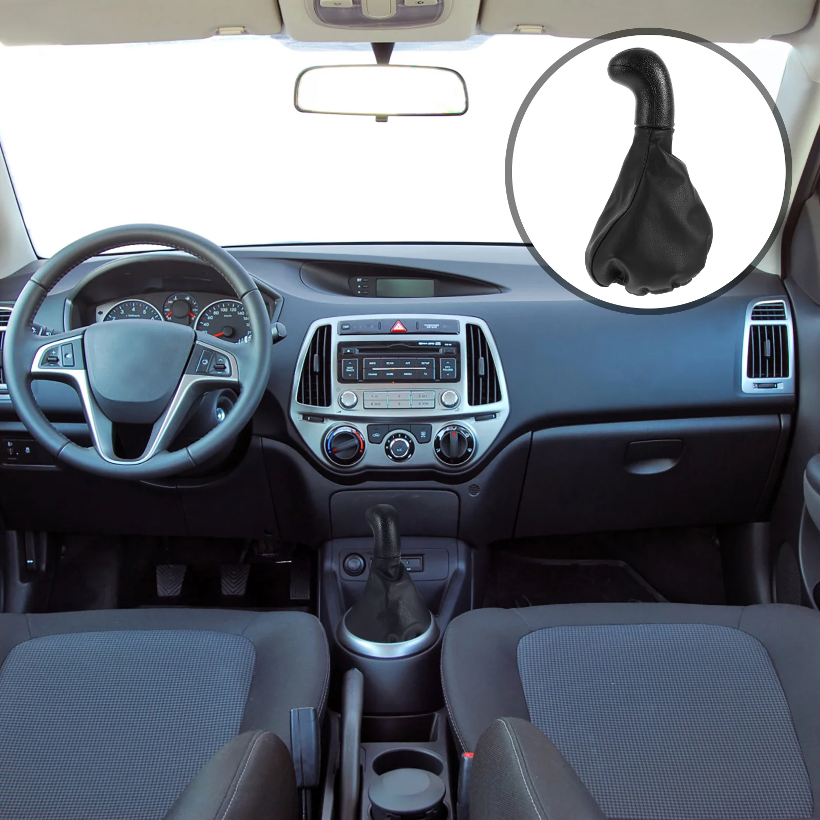 

1pc Car Knob Gear Cover Car Protective Gear Cover Vehicle Shifts Protector