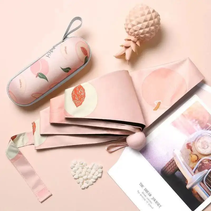 

Sunscreen Anti-ultraviolet Umbrella Female Compact Portable Pocket Umbrella Sun Umbrella Capsule Sunshade Rain Sun Dual-use