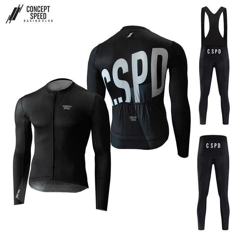 

Велосипедная кофта CSPD Concept Speed, одежда для велоспорта с длинным рукавом, одежда для триатлона на весну и осень 2022