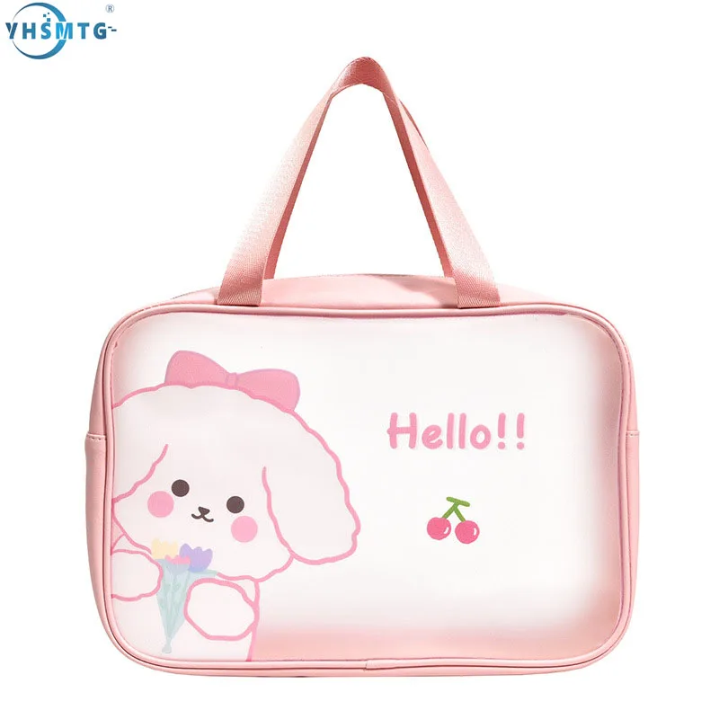 

Transparent Bag Storage Cute Makeup Organizer Storage Pockets Handbag Dust Water Proof Mask for Face Fashion Hanger Tote Purses