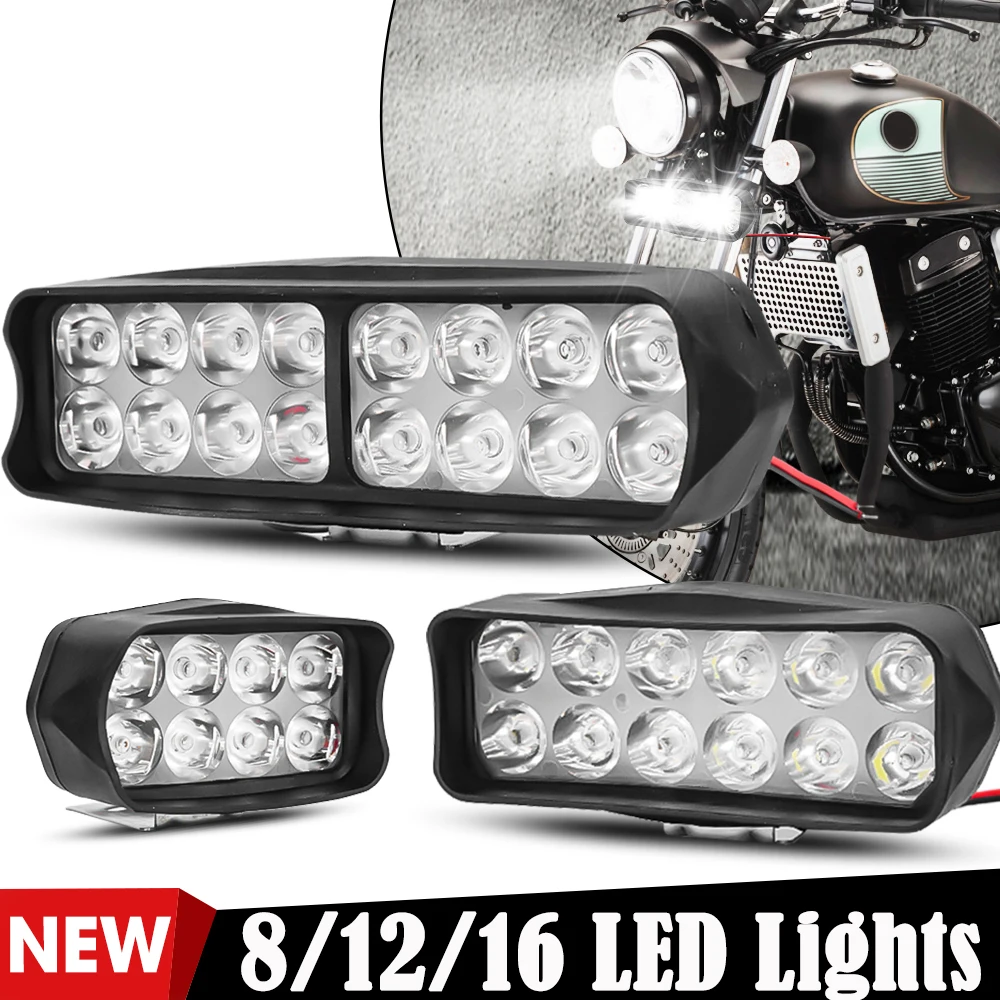 

8/12/16 LED Car Headlight Work Light High Bright Spotlight 12V Universal Offroad Auto Truck Driving Fog Headlights Driving Lamp