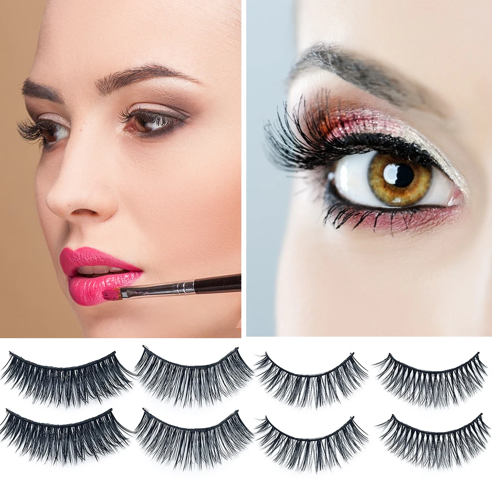 

Искусственные норковые накладные ресницы, 1 пара, натуральные густые длинные Искусственные ресницы, инструменты для макияжа и красоты