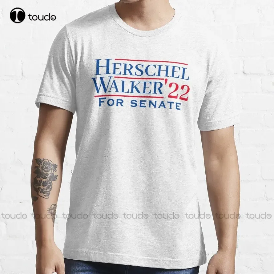 Herschel Walker Trending T-Shirt Men Shirt Custom Aldult Teen Unisex Digital Printing Tee Shirts Gift Xs-5Xl Streetwear