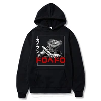 japanese anime dorohedoro hoodie nikaido caiman print sweatshirts male loose fashion hoody oversized hoodies unisex streetwear
