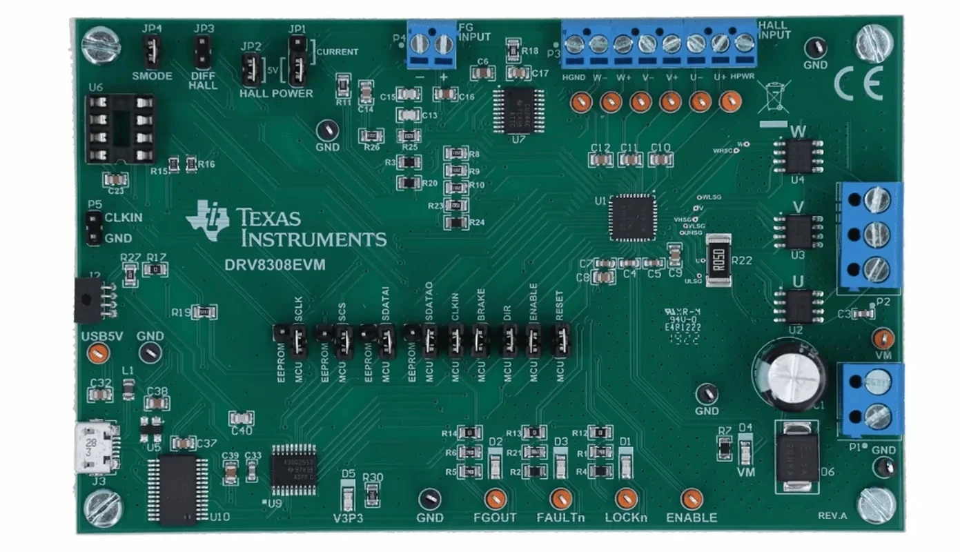 Трехфазный бесщеточный двигатель постоянного тока Spot DRV8308EVM модуль оценки DRV8308