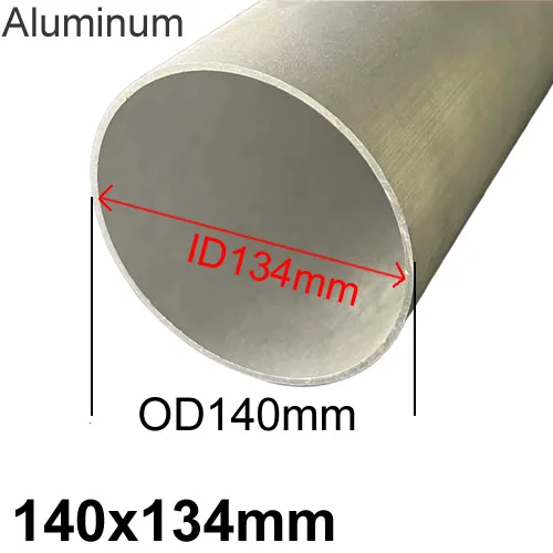 

Алюминиевая трубка большого размера Полая алюминиевая трубка Тонкая стенка OD 110 120 130 140 150 мм ID 104 125 136 144 146 мм толщина стенки 2 3