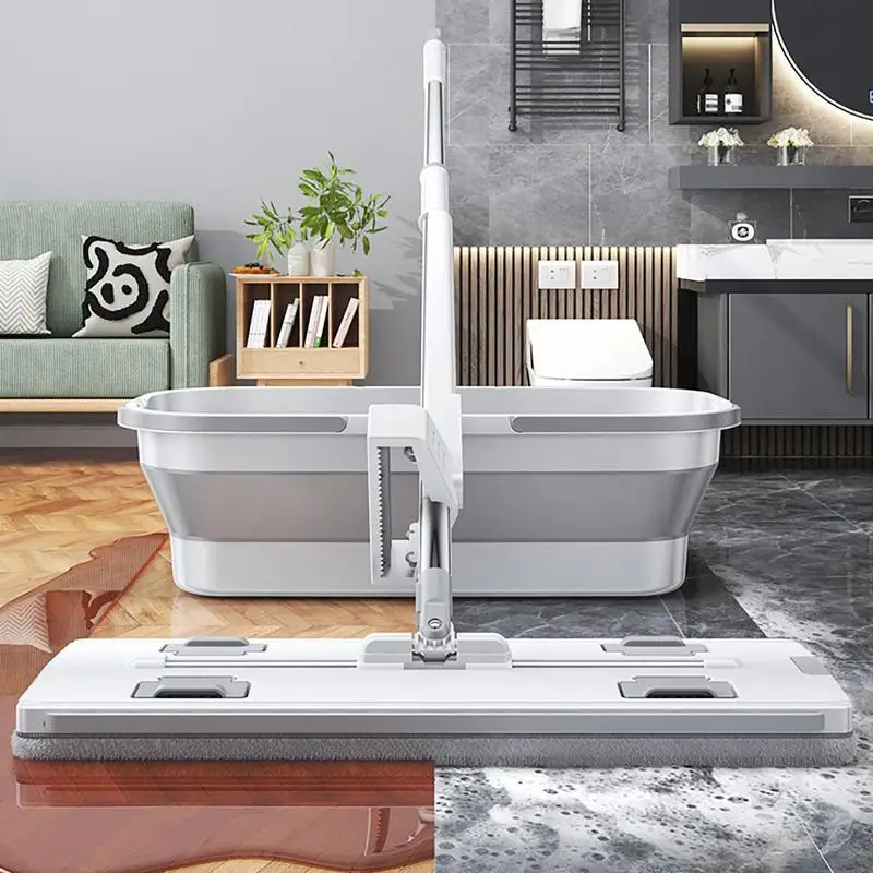 

Wet Mops Dust Collector Mop Disposable 360 Rotatable Floor Cleaner Floor Wipes Thread Flat Mop Cleaning Tool Multifunctional