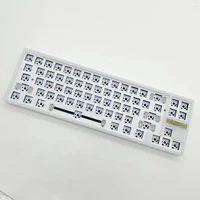 MR.Q68 Mechanical Keyboard Kit Hot Swap DIY 68 Keyboard RGB LED Light For 3 Pin 5 Pin Switch White Black Green Milk Transparent