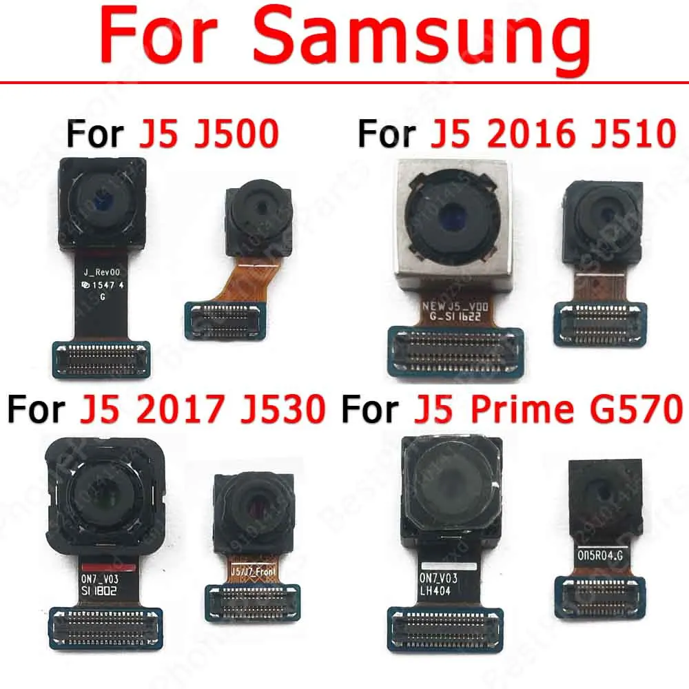 Оригинальная задняя фронтальная камера для Samsung Galaxy J5 2016 2017 Prime J500 J510 J530 G570 селфи