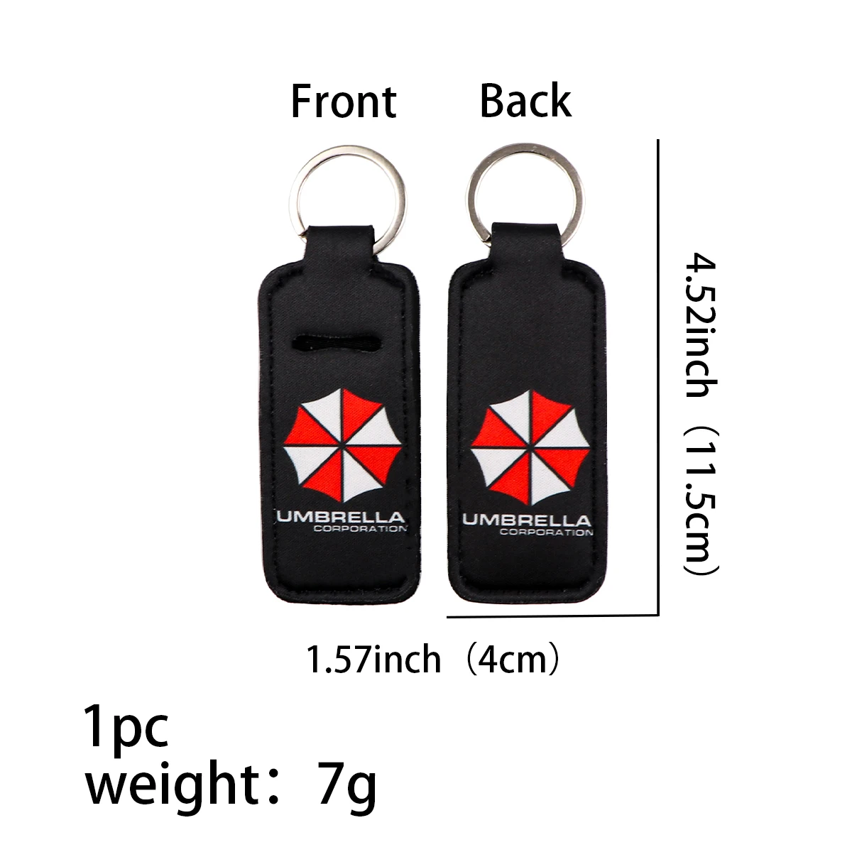 Ужасающий игровой держатель для губной помады брелок бальзама губ чехол ключей