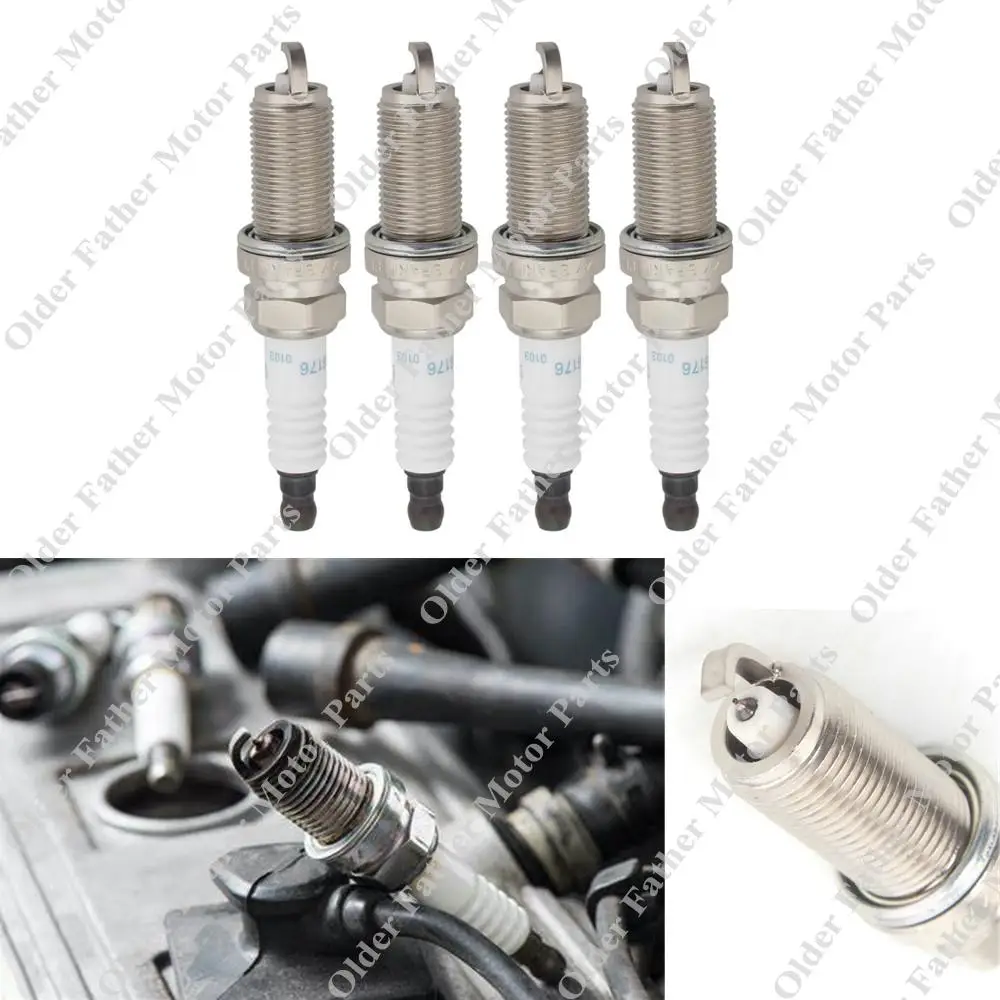 

4pcs DILF6RD11-6176 Dual Iridium Spark Plug For BMW 323 325 Z4 Honda TOYOTA Lexus Suzuki Nissan Subaru Citroen Infiniti Hyundai