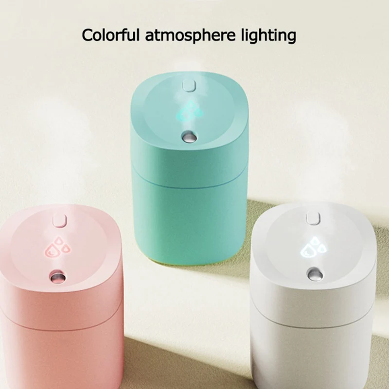 

Portable USB Silent Air Humidifier 220ML Home Office Car Quiet Aroma Diffuser Ultrasonic Continuous Spray Diffuser