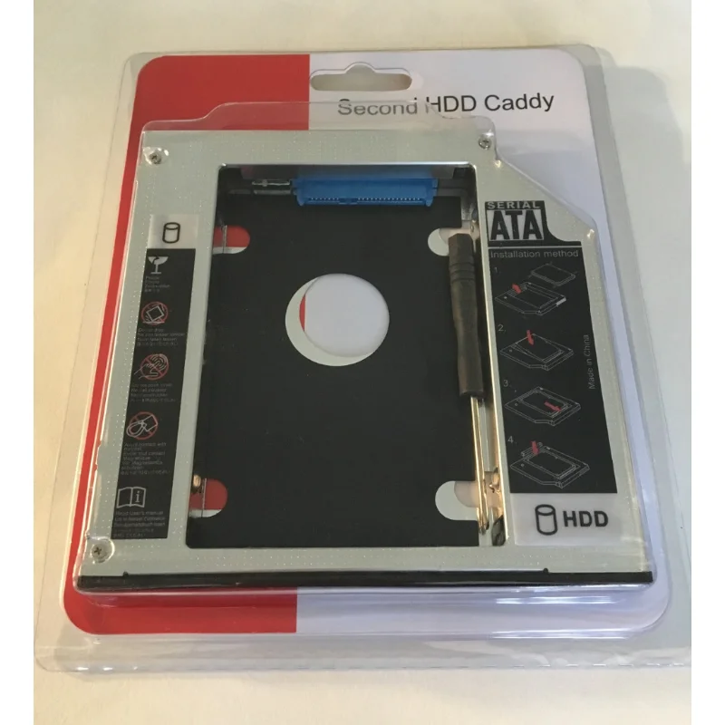 

12,7 мм SATA 2nd SSD HDD Caddy для Lenovo V550 V560 V570 жесткий диск Caddy