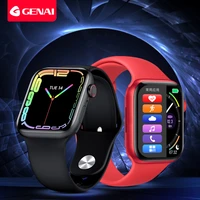 genai smart watch bluetooth call custom nfc access control health monitoring full touch dial call fitness tracker ip67waterproof