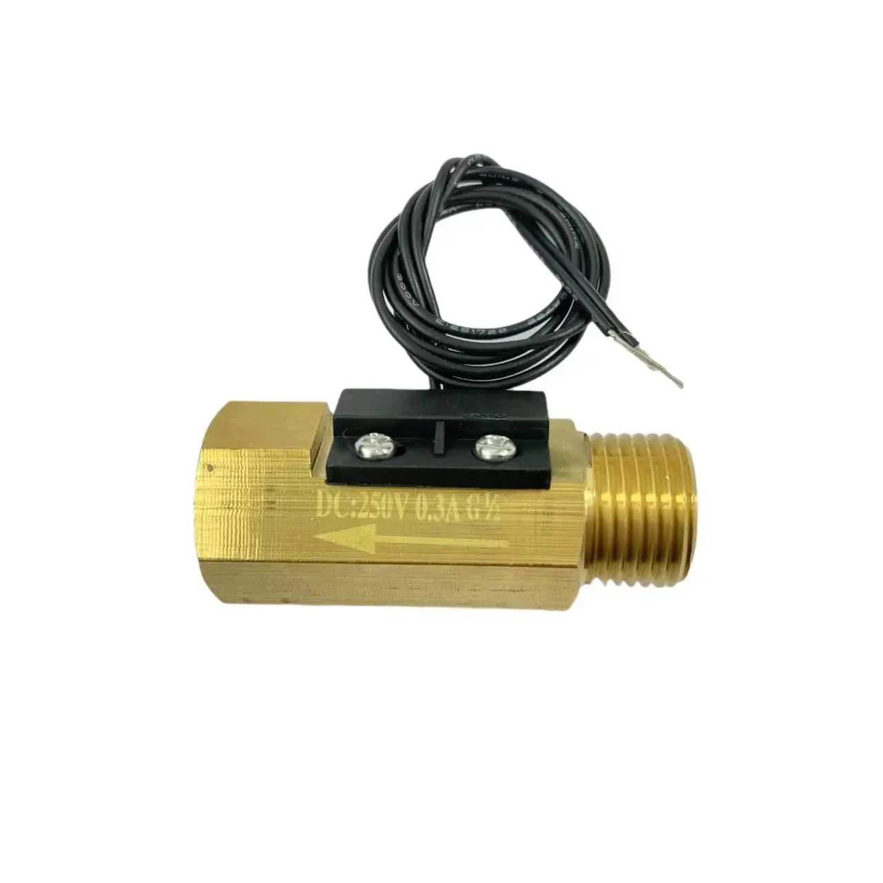 

Magnetic Flow Switch G1/2" USM-FS21TD Normally Open Circuit DC5-24V BSP Female Inlet Male Outlet Made of Brass