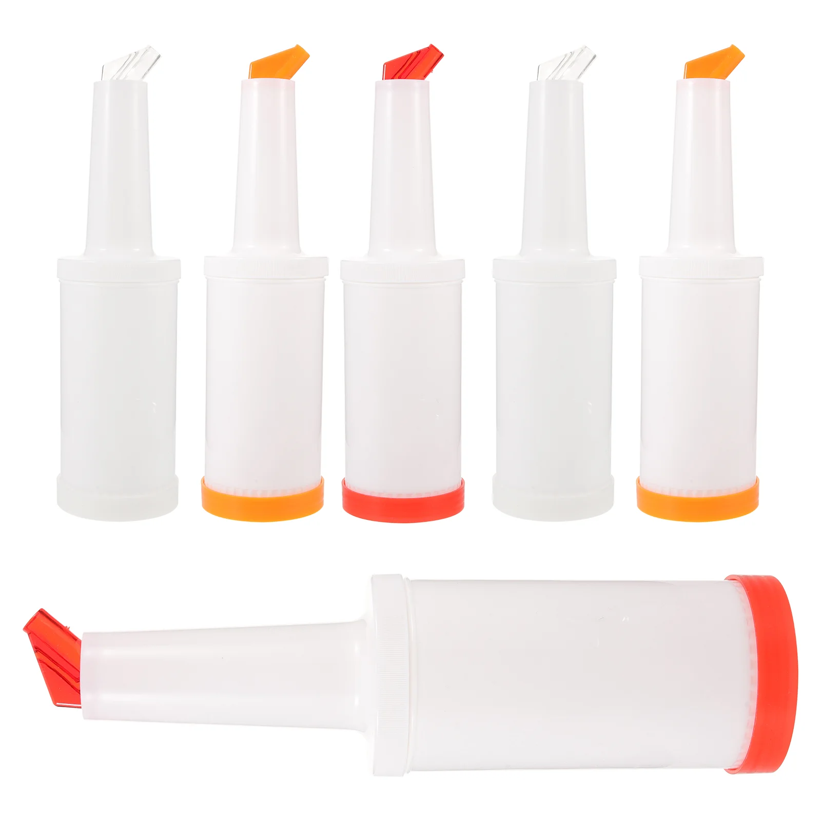 6 шт. 1 л бутылки для фруктового сока пластиковый кувшин бутылка бармена заливки