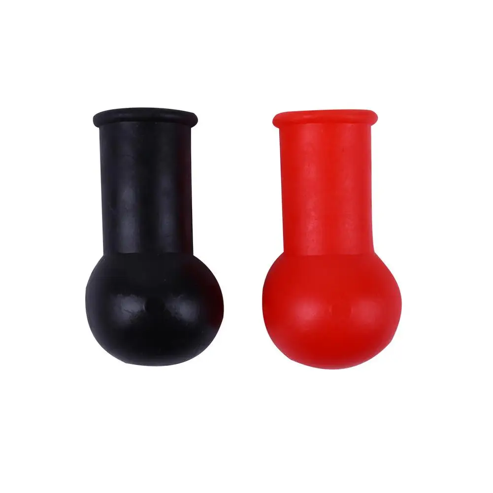 

Car Battery Negative Positive Terminal Covers Cap Boot Round Insulating Covers Car battery wire pipe protector Car Accessories