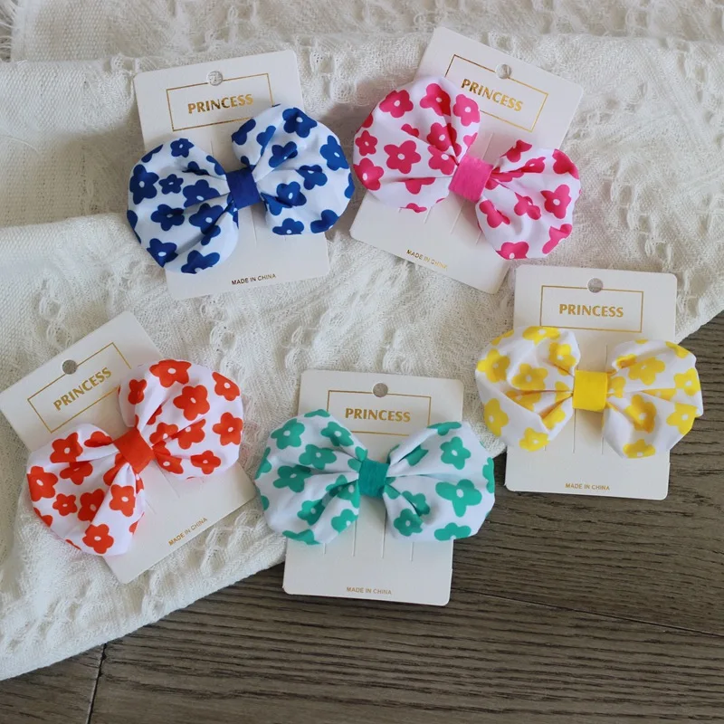 

2pc Kroean Cute Bow Hairpin Hairgrip Hair Clips for Girls Women Kids Childs Kawai Crab for Gift Hair Accessories Headwear