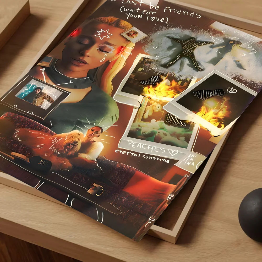 A-ArianaS G-Big Singers Ретро-принт Самоклеящийся Водонепроницаемый Художественный Постер