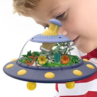 insect magnifier toy critter cage ufo insect cage with concealed handle clear close look for early education children camping