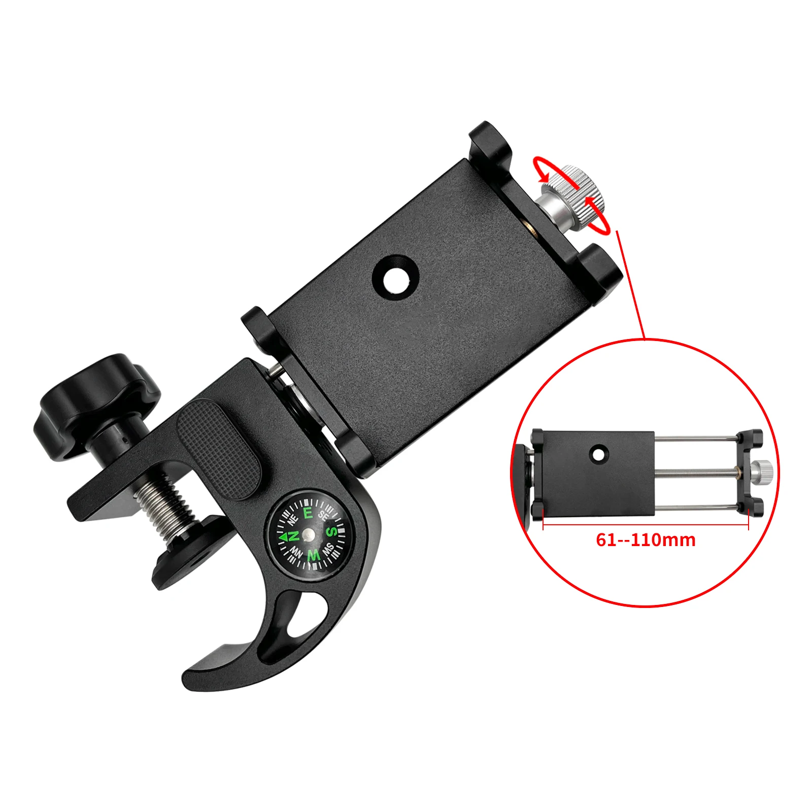 

Высококачественный зажим для сбора данных с компасом, держатель для телефона, кронштейн, подставка для геодезического инструмента GNSS GPS RTK