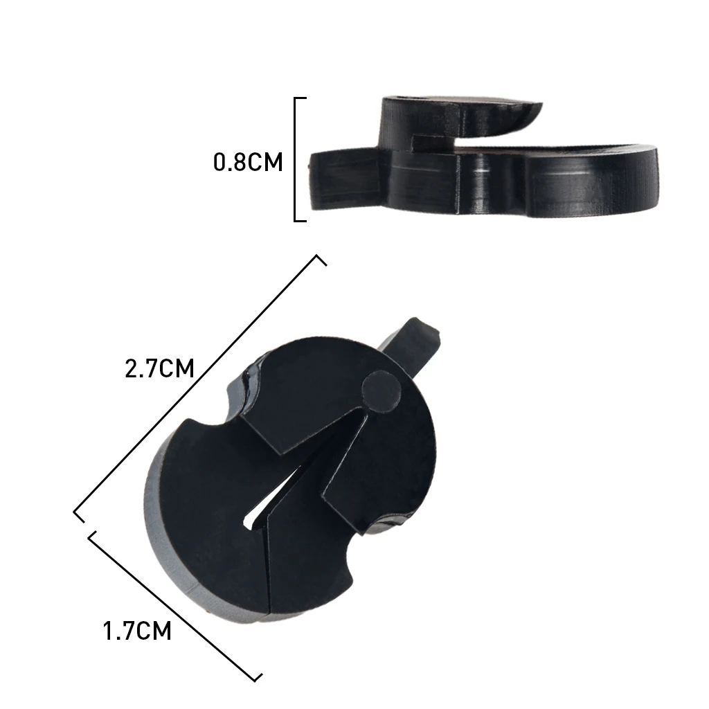 NAOMI 10 Pcs Violin Mute Rubber Fiddle Silencer Practice Volume Control Black Parts | Спорт и развлечения