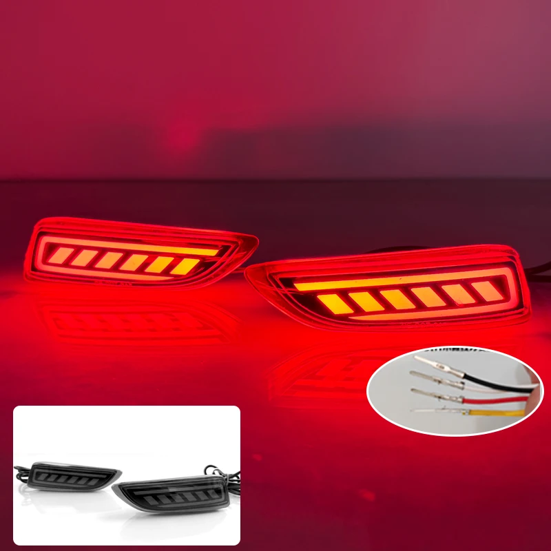 

Для Toyota Corolla 2011-2013 светодиодный фонарь заднего бампера, модифицированный стоп-сигнал, указатель поворота, задние противотуманные фары, 2 шт.