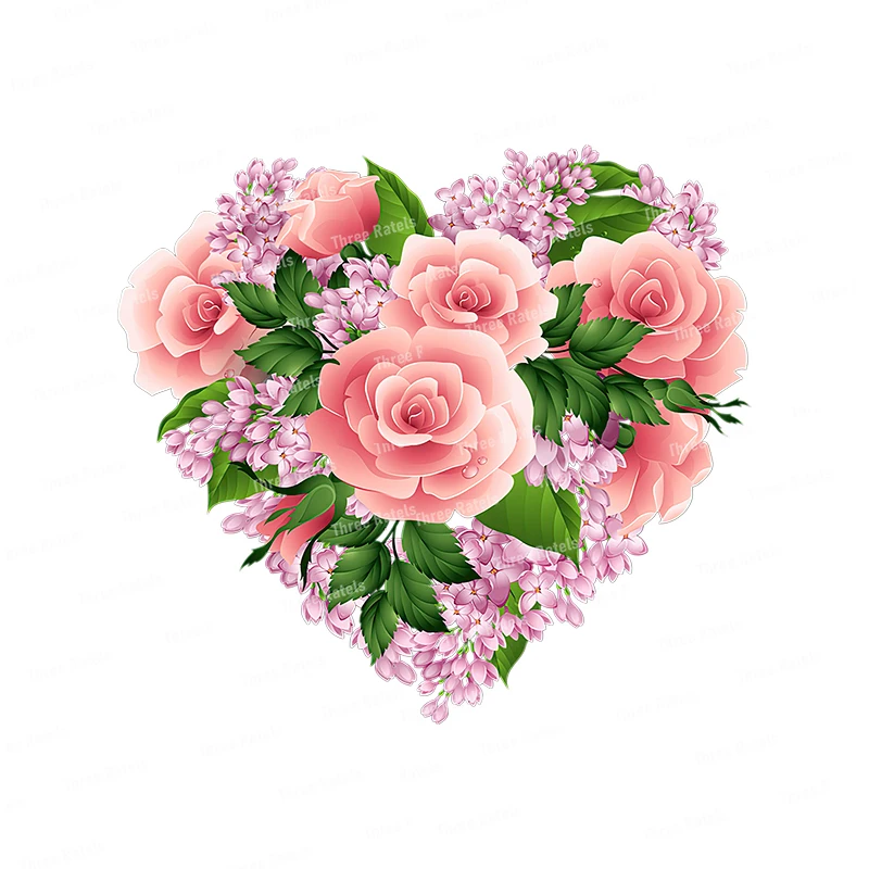 Три Ratels QCF212 Настенная Наклейка в классическом стиле с буклетом роз искусство для