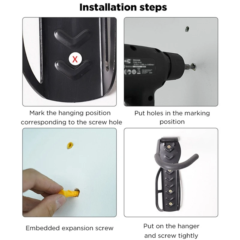 Настенная вешалка 2 шт. настенный крючок для Xiaomi Mijia M365 Pro Ninebot ES1 ES2 скутера