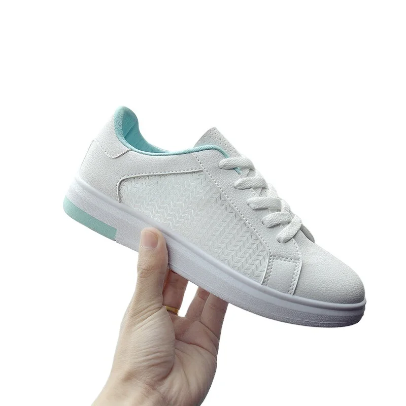 

2022 New Lace Waterproof Leather Mesh Spring And Summer, Shoes, Korean Women's Small White Shoes Student Shoes Tide