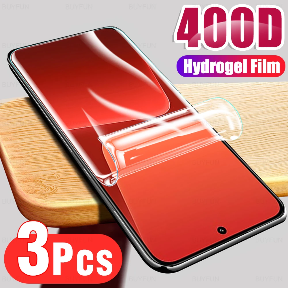 3 шт. 400D гидрогелевые пленки для Xiaomi 13 13Pro 12 12x 12Pro 12s Ultra 12lite 11 Lite 4G 5G ne 11Tpro 10Pro 10T lite 10ultra 10