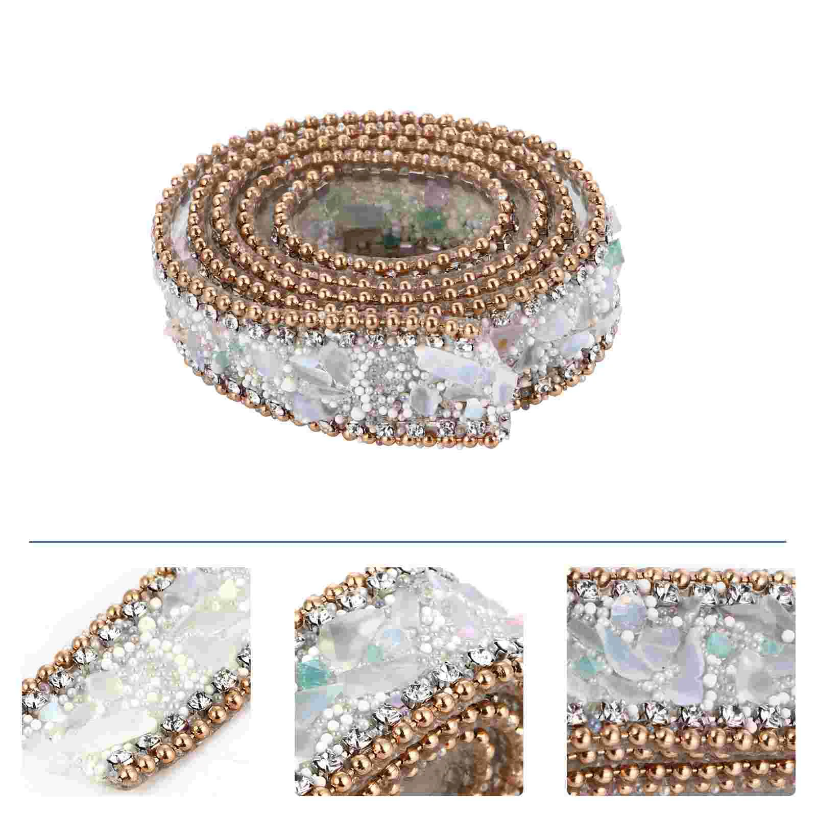 

DIY Accessories Elegant Clothes Fitting Rhinestone Lace Decor