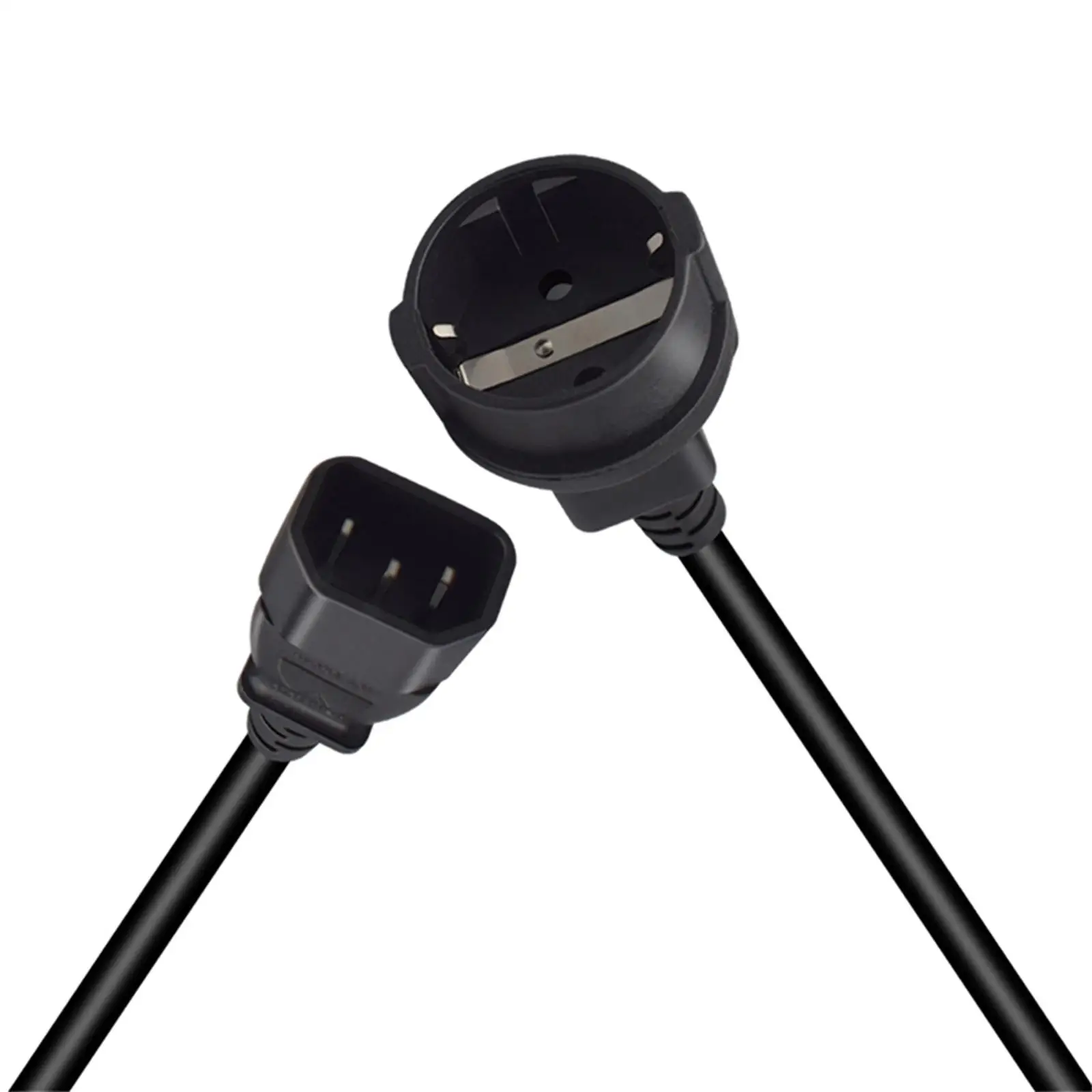 

Кабель питания IEC320 C14-eu4,8 мм, шнур питания с низким сопротивлением, шнур питания Ups Pdu с хорошей проводимостью, длина 60 см для мониторов Ups Pdu