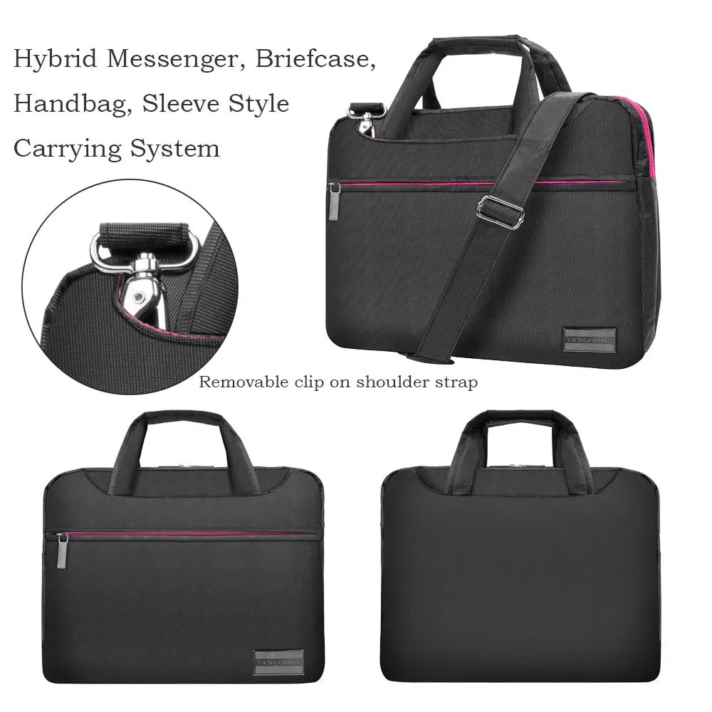 Messenger Bag 13 inch Laptop Shoulder Bag for Work Travel Macbook Notebook Women