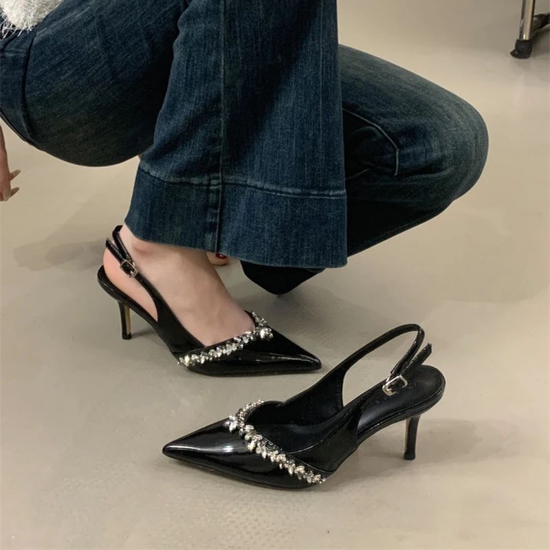 ZOOKERLIN/2025 летние новые женские туфли-лодочки на высоком каблуке пикантные