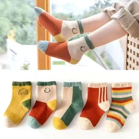 baby socks 5 pairs infant socks for girls cartoon cute newborn boy toddler socks baby clothes accessories four season