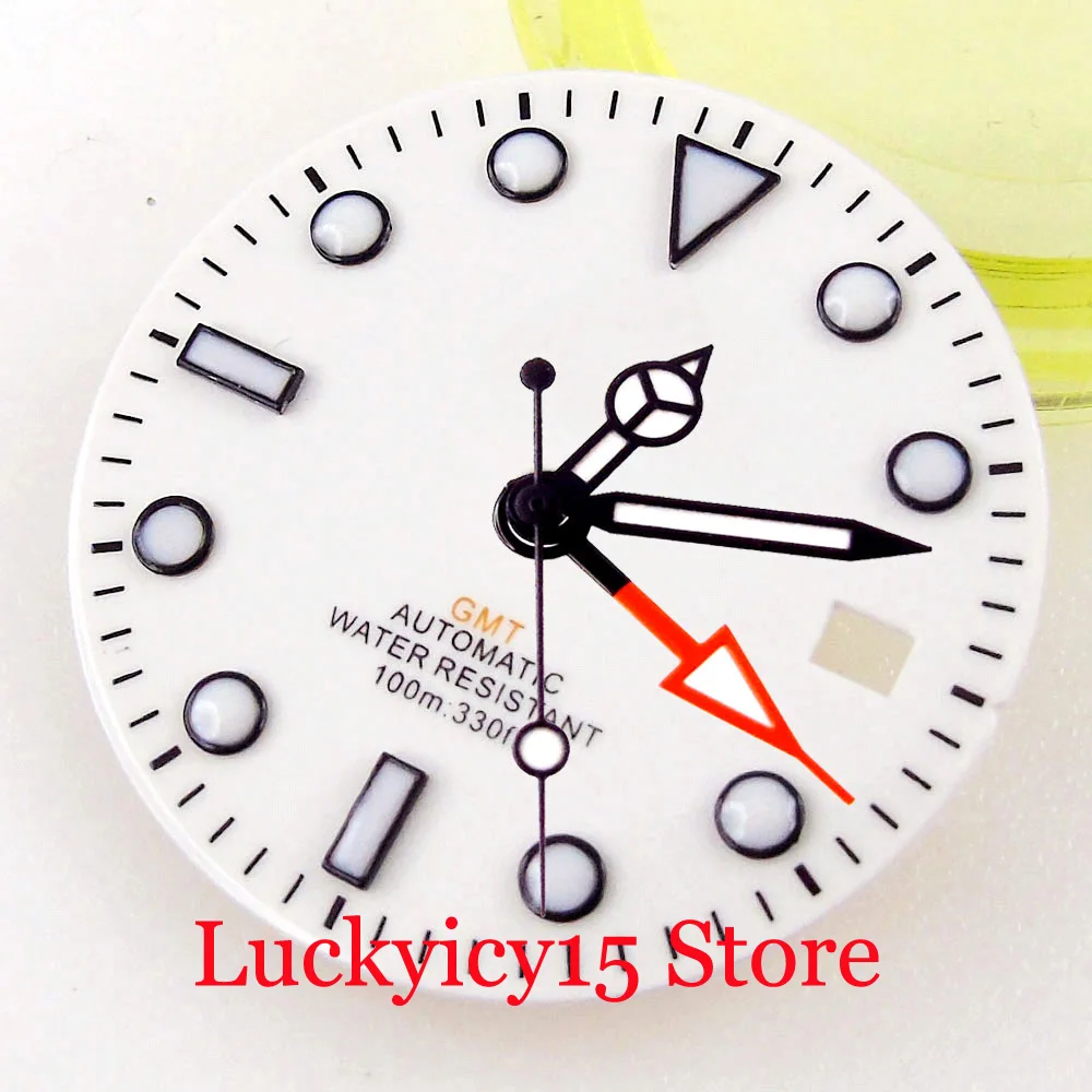 Мужские наручные часы Fit Mingzhu 3804/NH34A GMT с автоматическим перемещением мужские