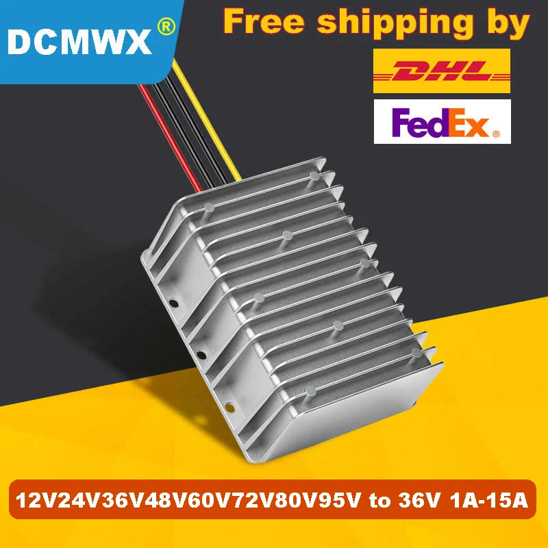 

DC-DC 12V24V36V48V60V72V95V до 36В понижающий трансформатор, повышающие преобразователи, регулятор напряжения, адаптер источника питания, доставка по стандарту