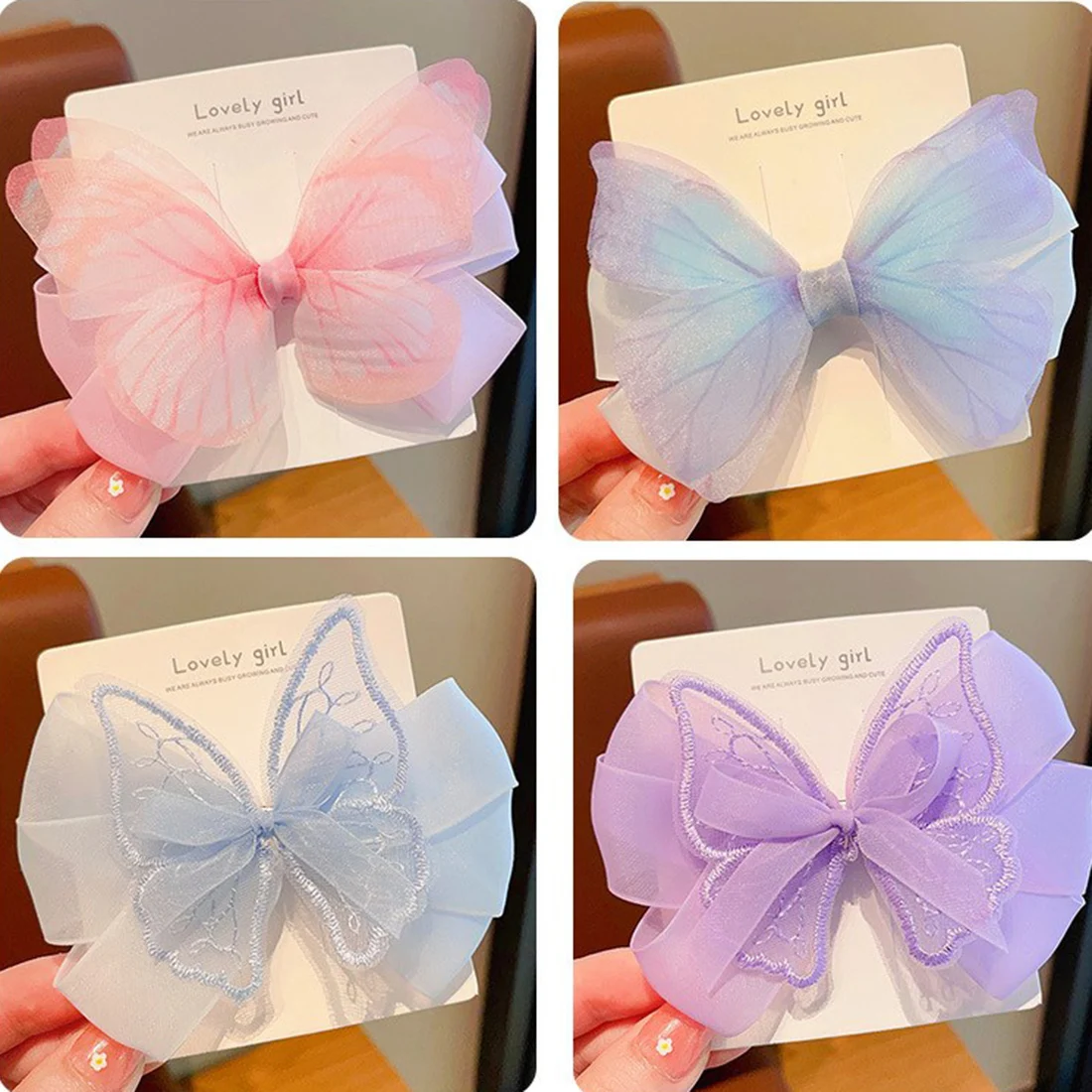 Рисунок 4 - Детские заколки для волос с вышивкой