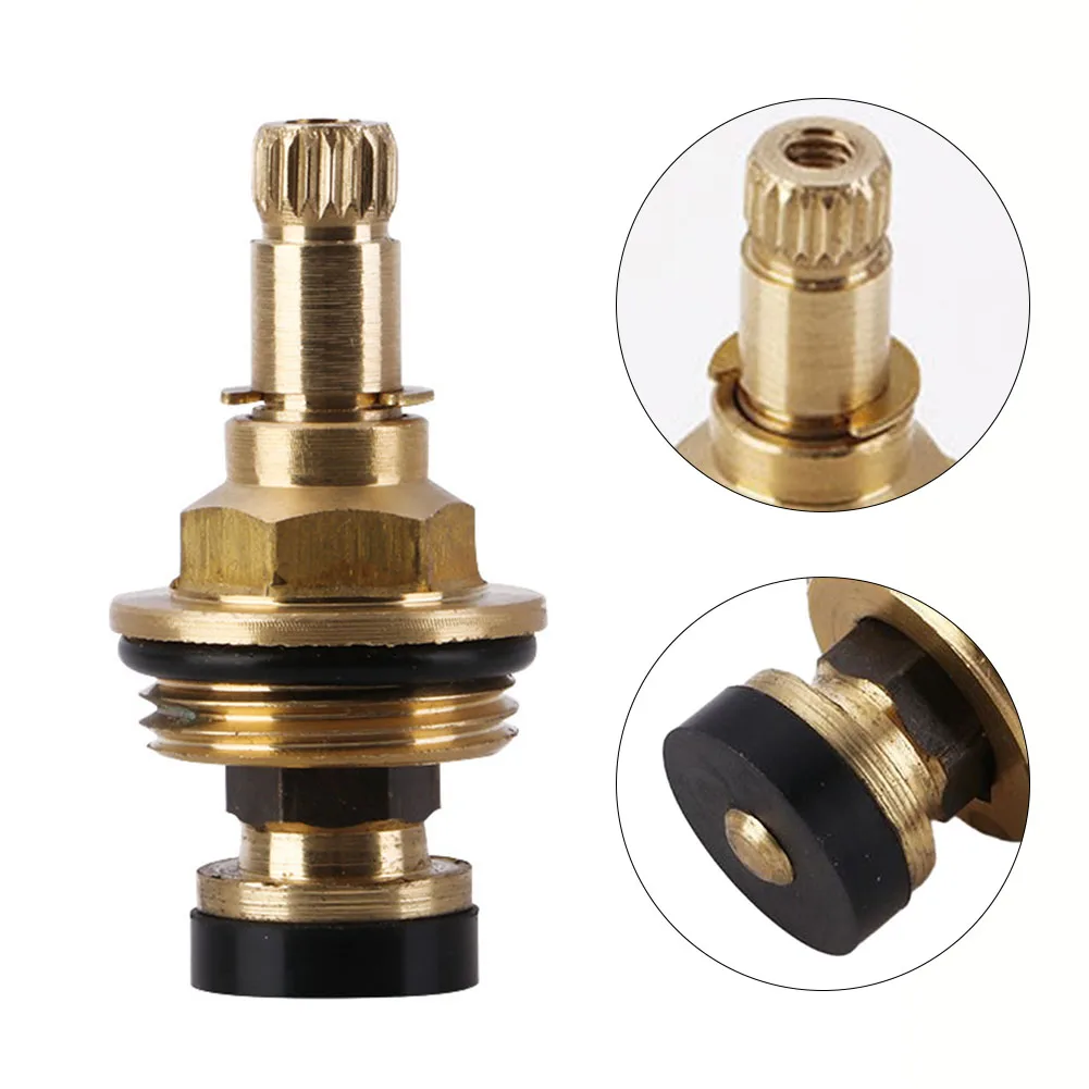 Желтый смеситель Laton с медленным отверстием для горячей и холодной воды Картридж