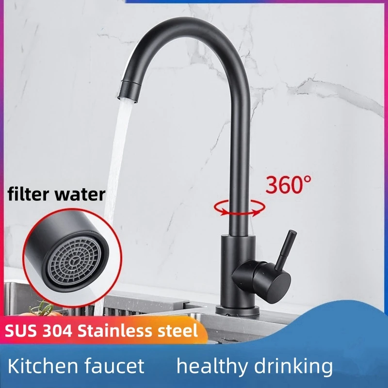 

Dd-home Black Bathroom Sink Mixers tap Frap Gappo Flexible Kitchen Supplies Faucets Aerator Set Nozzle Water Heater Cup Washing