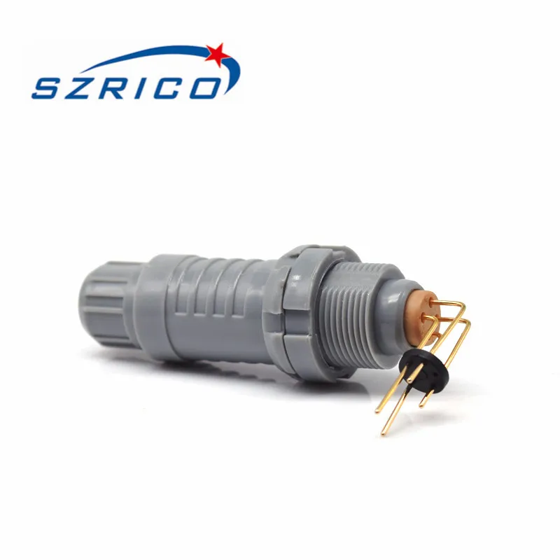 

Rico 2P 2 3 4 5 8 10 12 16 26 Pin CLV Elbow Contact Panel Mount Plastic Push Pull Connector